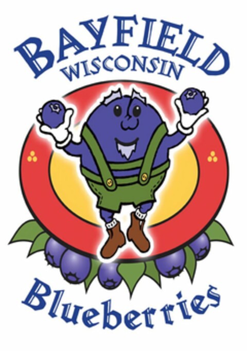 BAYFIELD WISCONSIN BLUEBERRIES Logo (USPTO, 14.01.2016)