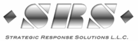 SRS STRATEGIC RESPONSE SOLUTIONS L.L.C. Logo (USPTO, 18.02.2016)