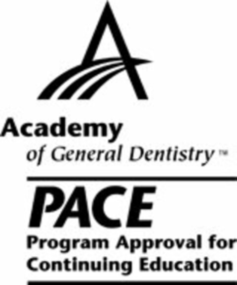 A ACADEMY OF GENERAL DENTISTRY PACE PROGRAM APPROVAL FOR CONTINUING EDUCATION Logo (USPTO, 01.07.2016)