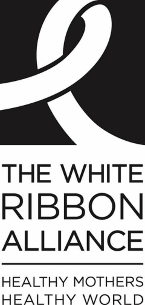 THE WHITE RIBBON ALLIANCE HEALTHY MOTHERS HEALTHY WORLD Logo (USPTO, 07/18/2016)