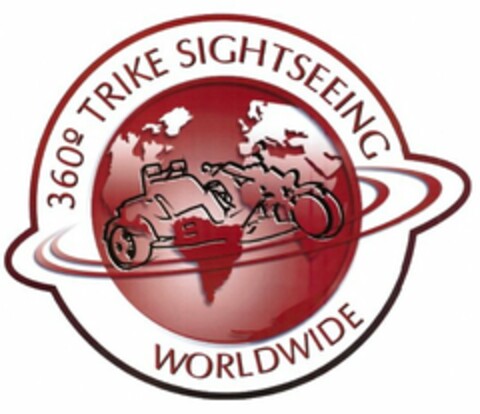 360º TRIKE SIGHTSEEING WORLDWIDE Logo (USPTO, 26.07.2016)