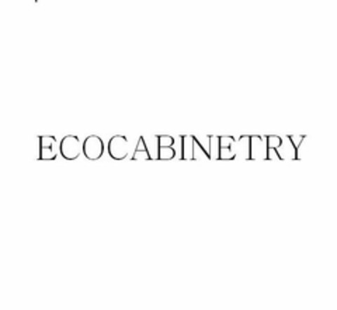 ECOCABINETRY Logo (USPTO, 06.12.2016)