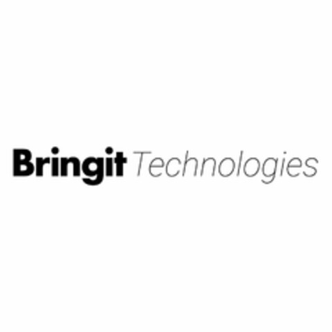 BRINGIT TECHNOLOGIES Logo (USPTO, 27.03.2017)