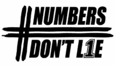 # NUMBERS DON'T L1E Logo (USPTO, 30.03.2017)