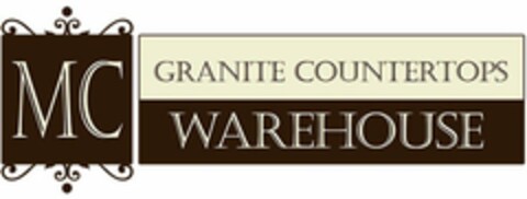 MC GRANITE COUNTERTOPS WAREHOUSE Logo (USPTO, 06.04.2017)
