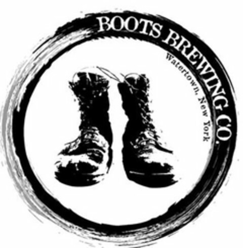 BOOTS BREWING CO. WATERTOWN, NEW YORK Logo (USPTO, 11.05.2017)