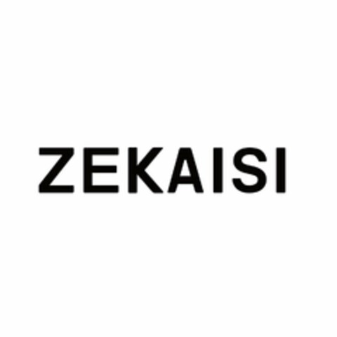 ZEKAISI Logo (USPTO, 04/27/2018)