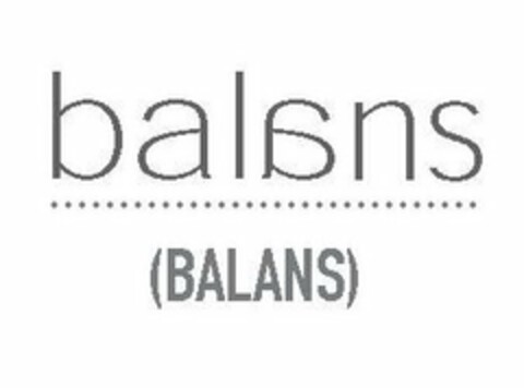 BALANS (BALANS) Logo (USPTO, 09.05.2018)