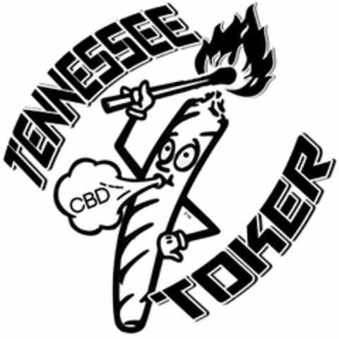 TENNESSEE TOKER CBD Logo (USPTO, 27.06.2018)