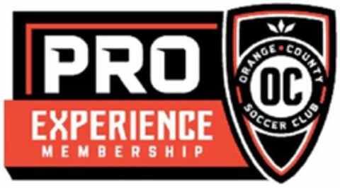 PRO EXPERIENCE MEMBERSHIP ORANGE COUNTYSOCCER CLUB OC Logo (USPTO, 05.02.2019)