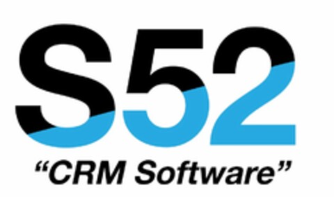 S52 "CRM SOFTWARE" Logo (USPTO, 27.05.2019)