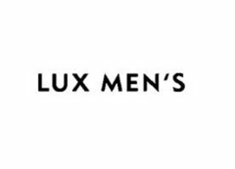 LUX MEN'S Logo (USPTO, 05.12.2019)