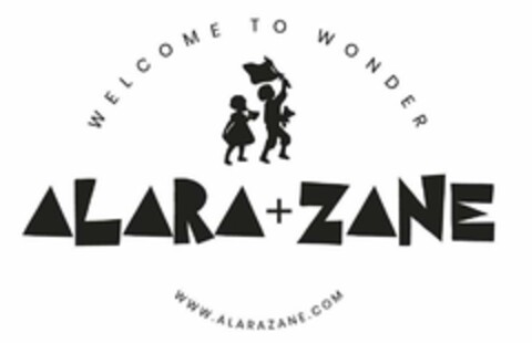 WELCOME TO WONDER ALARA + ZANE WWW.ALARAZANE.COM Logo (USPTO, 12/20/2019)