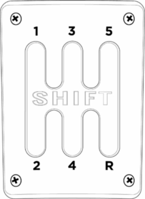 SHIFT 1 3 5 2 4 R Logo (USPTO, 31.01.2020)