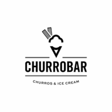 CHURROBAR CHURROS & ICE CREAM Logo (USPTO, 31.01.2020)