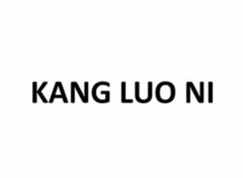 KANG LUO NI Logo (USPTO, 06/01/2020)