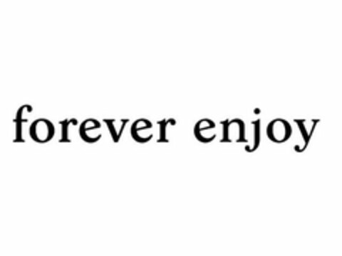 FOREVER ENJOY Logo (USPTO, 06/29/2020)