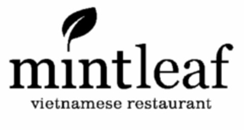 MINTLEAF VIETNAMESE RESTAURANT Logo (USPTO, 10.07.2009)