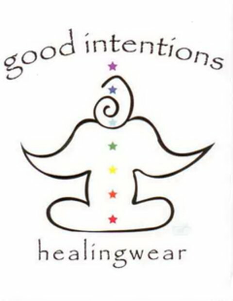 GOOD INTENTIONS HEALINGWEAR Logo (USPTO, 07/24/2009)