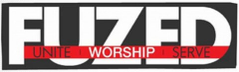 FUZED UNITE WORSHIP SERVE Logo (USPTO, 08/28/2009)