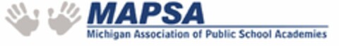 MAPSA MICHIGAN ASSOCIATION OF PUBLIC SCHOOL ACADEMIES Logo (USPTO, 30.06.2011)