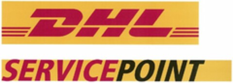 DHL SERVICEPOINT Logo (USPTO, 31.08.2011)