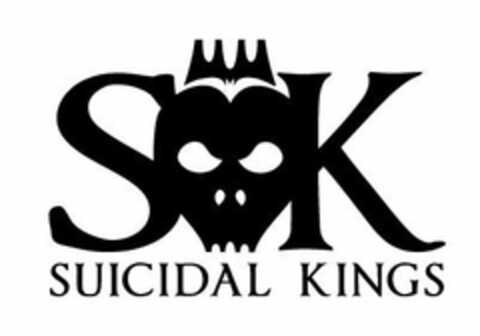 SK SUICIDAL KINGS Logo (USPTO, 08.05.2012)