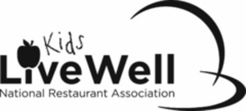 KIDS LIVE WELL NATIONAL RESTAURANT ASSOCIATION Logo (USPTO, 05.08.2012)