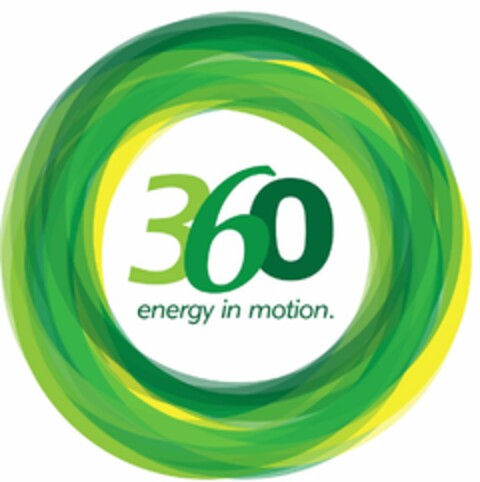 360 ENERGY IN MOTION. Logo (USPTO, 24.09.2013)