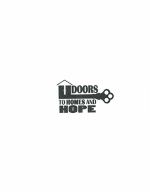 DOORS TO HOMES AND HOPE Logo (USPTO, 22.09.2014)