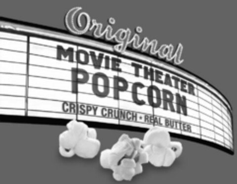 ORIGINAL MOVIE THEATER POPCORN CRISPY CRUNCH REAL BUTTER Logo (USPTO, 10/29/2014)