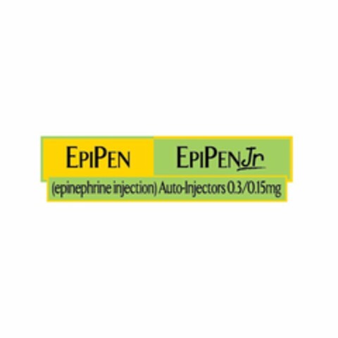 EPIPEN EPIPEN JR (EPINEPHRINE) AUTO-INJECTORS 0.3/0.15 MG Logo (USPTO, 25.09.2015)