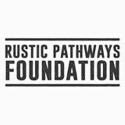 RUSTIC PATHWAYS FOUNDATION Logo (USPTO, 10/27/2015)