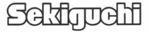 SEKIGUCHI Logo (USPTO, 07/21/2016)