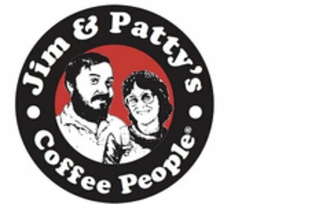 JIM & PATTY'S COFFEE PEOPLE Logo (USPTO, 21.07.2016)