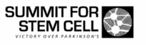 SUMMIT FOR STEM CELL VICTORY OVER PARKINSON'S Logo (USPTO, 27.07.2016)