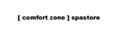 COMFORT ZONE SPASTORE Logo (USPTO, 27.10.2016)