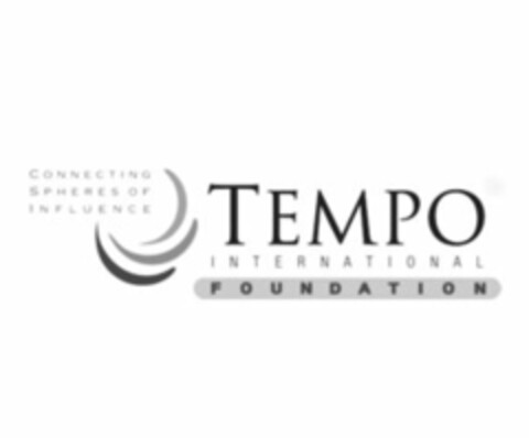 TEMPO INTERNATIONAL FOUNDATION CONNECTING SPHERES OF INFLUENCE Logo (USPTO, 24.04.2017)