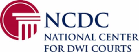 NCDC NATIONAL CENTER FOR DWI COURTS Logo (USPTO, 09.06.2017)