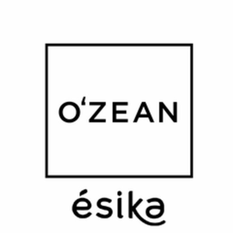 O'ZEAN ÉSIKA Logo (USPTO, 12.09.2017)