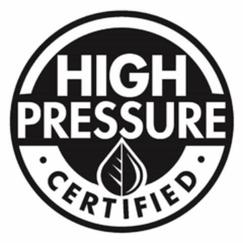 HIGH PRESSURE CERTIFIED Logo (USPTO, 10/03/2017)