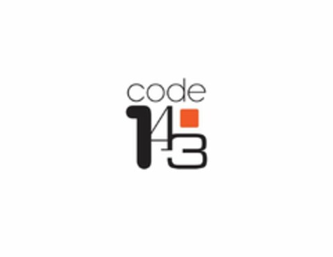 CODE 143 Logo (USPTO, 14.12.2017)