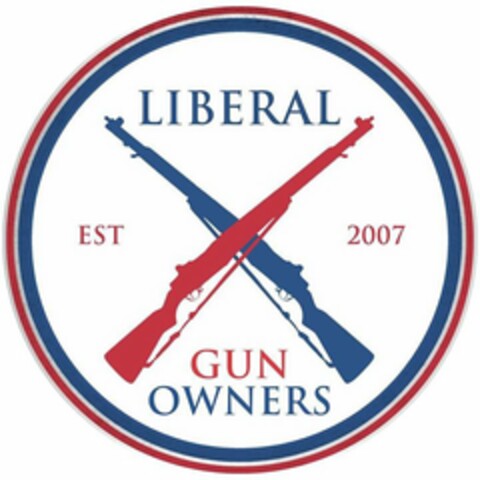 LIBERAL GUN OWNERS EST 2007 Logo (USPTO, 25.01.2018)