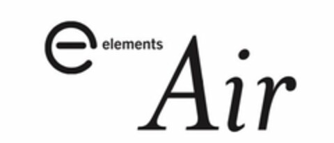 E ELEMENTS AIR Logo (USPTO, 01/31/2018)