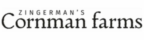 ZINGERMAN'S CORNMAN FARMS Logo (USPTO, 15.01.2019)