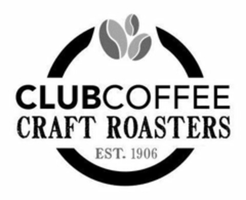 CLUB COFFEE CRAFT ROASTERS EST. 1906 Logo (USPTO, 17.01.2019)