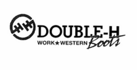 H H DOUBLE-H BOOTS WORK WESTERN Logo (USPTO, 08.04.2019)