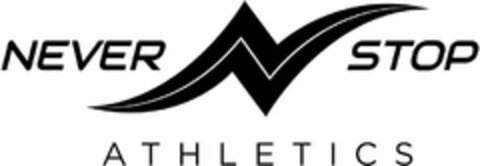 NEVER N  STOP ATHLETICS Logo (USPTO, 05/21/2019)