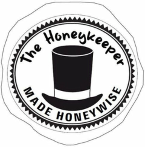 THE HONEYKEEPER MADE HONEYWISE Logo (USPTO, 24.05.2019)
