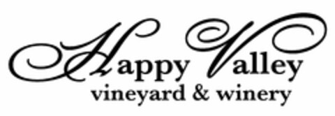 HAPPY VALLEY VINEYARD & WINERY Logo (USPTO, 07.06.2019)